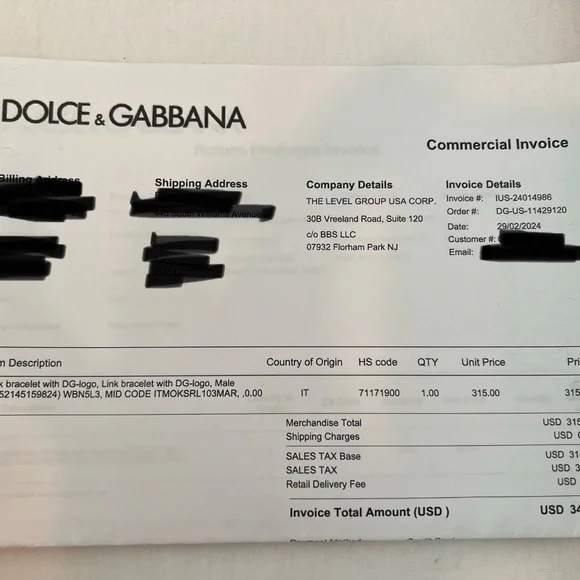 Dolce & Gabbana Gold Bracelet - Picture 4 of 4